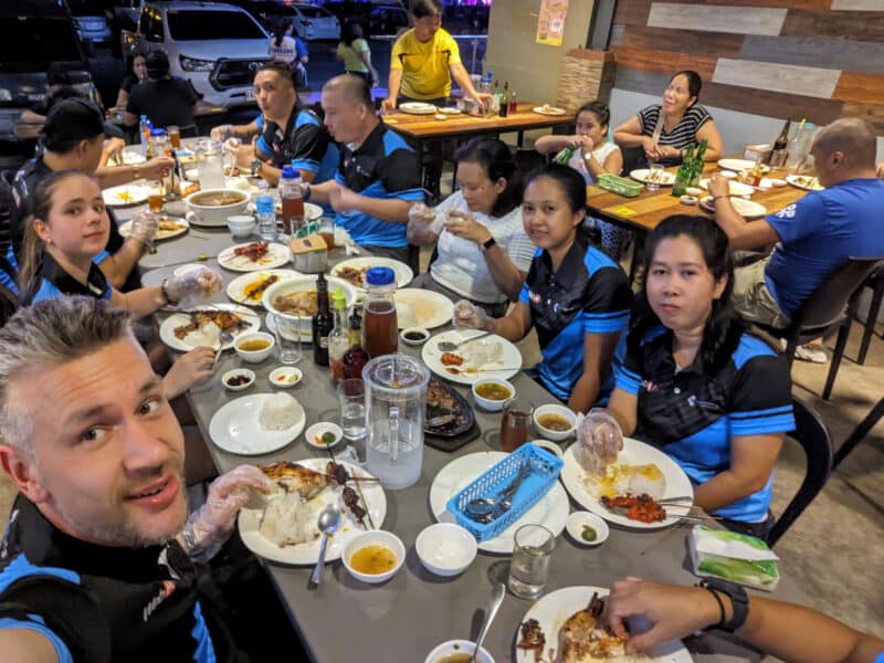 Sharing a meal and finding clarity with our team in the Philippines.